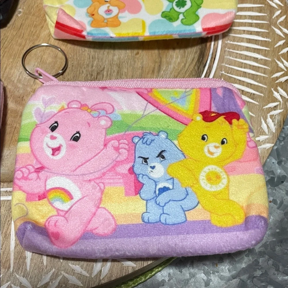 NWOT Care Bears Colorful Coin Purses Set of 4 - Picture 5 of 5